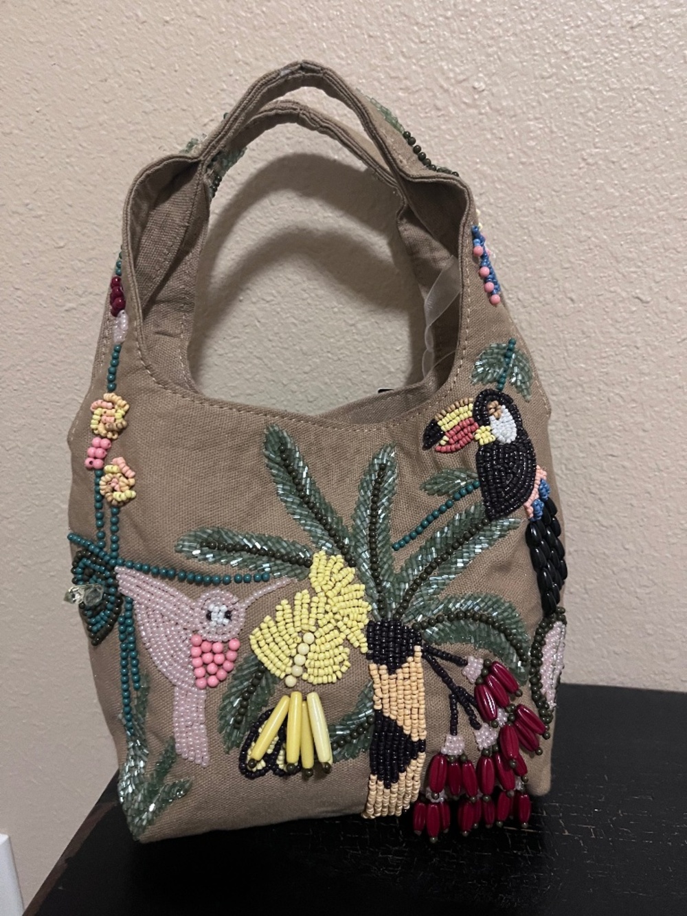 Tropical Beaded Bag